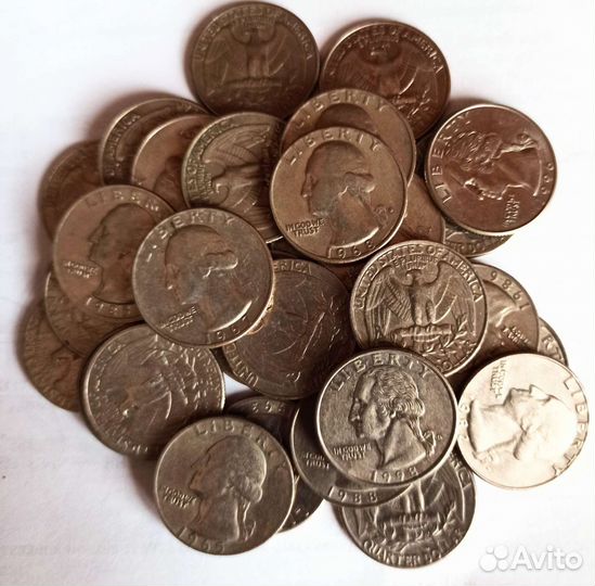 Монеты разные с серебром