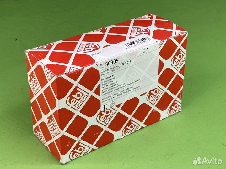 Электромагнитный клапан кпп \MAN TGA, DAF XF 30909