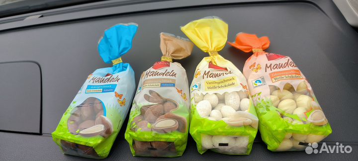 Сладости из европы, миндаль в шоколаде