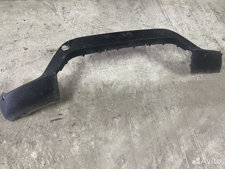 Накладка на передний бампер бмв Х3