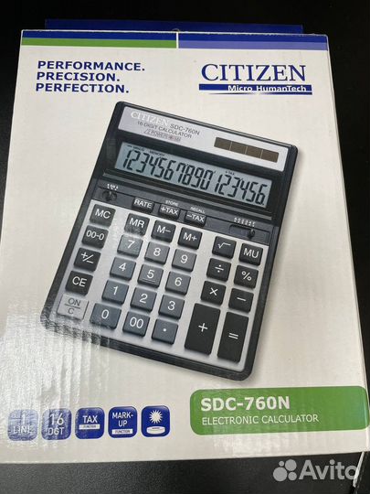 Калькуляторы citizen (новые)