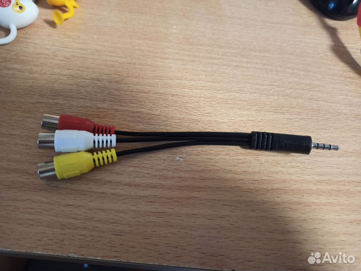 Jack 3.5 - 3RCA, кабель соединительный, стерео, ау