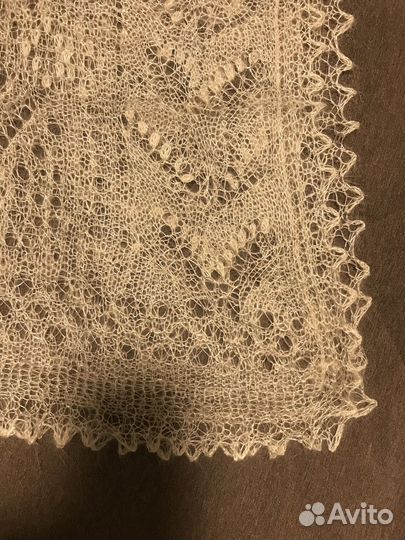 Оренбургский пуховый платок паутинка