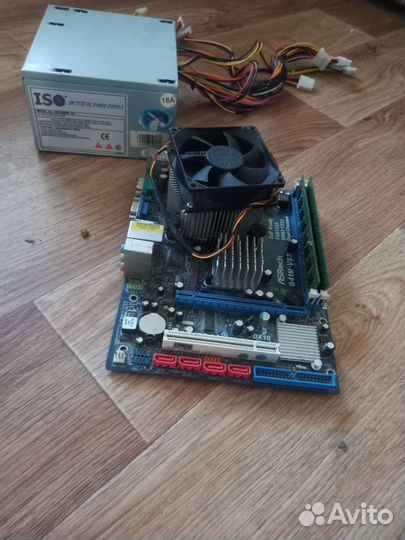 Комплект 775 4ядра DDR3 4-8гб