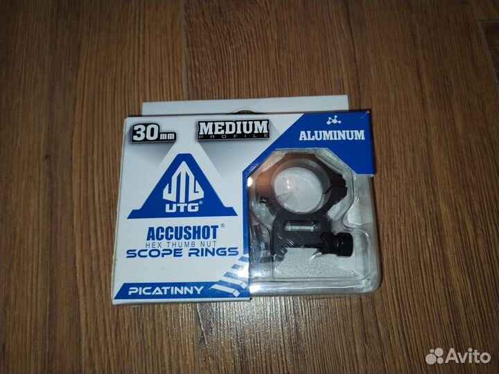 Кольца под оптический прицел UTG Accushot 30 мм