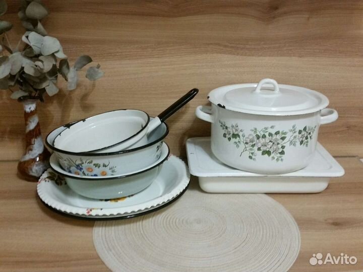 Эмалированная посуда СССР