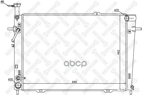 Радиаторы сист.охлажденияstellox 1025417SX Ste