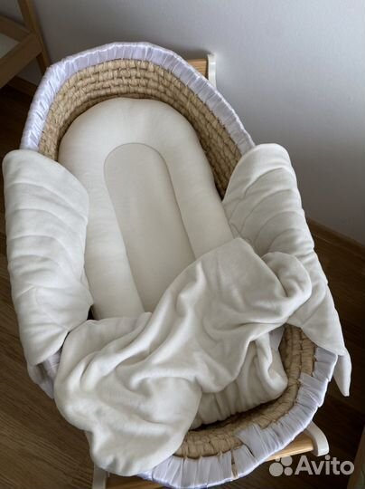 Плетеная корзина люлька Mothercare