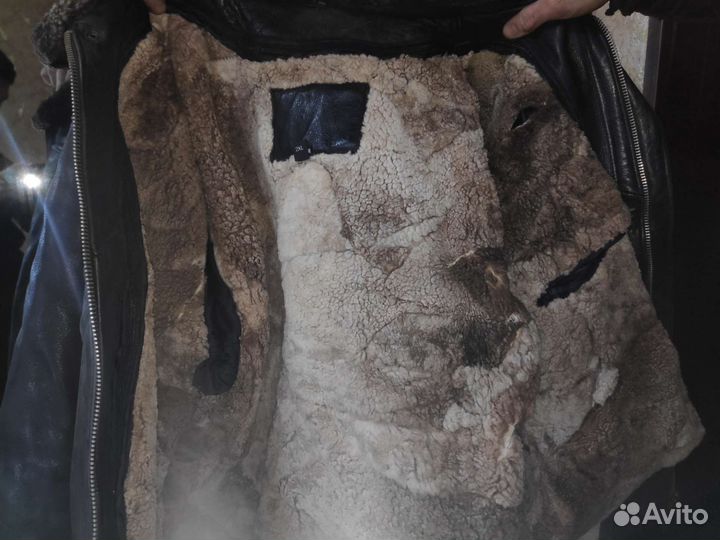 Кожаная куртка мужская