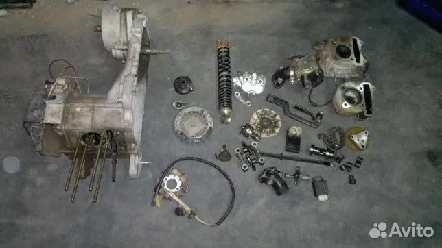 Запчасти скутер б/у новые 139qmb 2 т