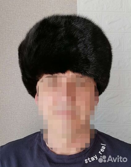 Мужская норковая шапка
