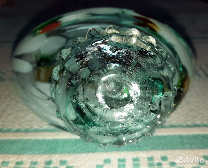 Стекло фигурка статуэтка лебедь