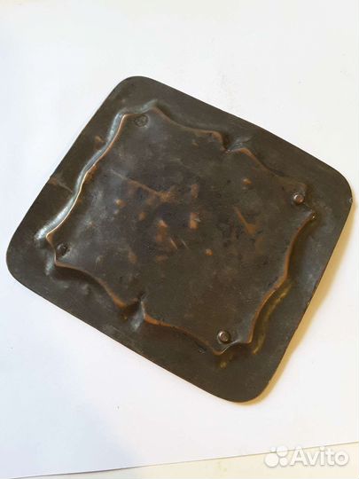 Поднос старинный с клеймом