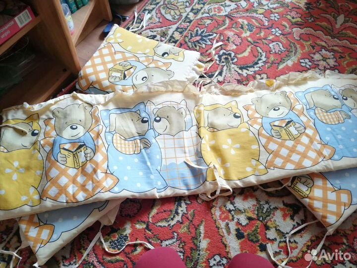 Бортики и балдахин в кроватку