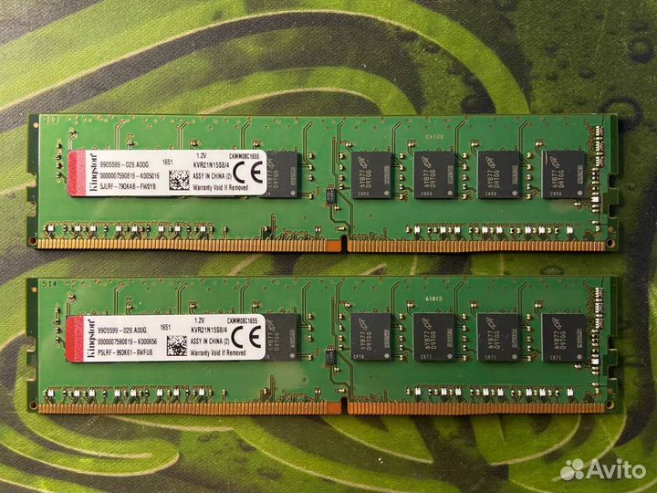 Оперативная память Kingston kvr21n15s8/4 DDR4 4x2