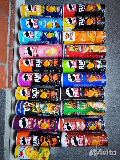 Коробки тубы от чипсов pringles чипсы