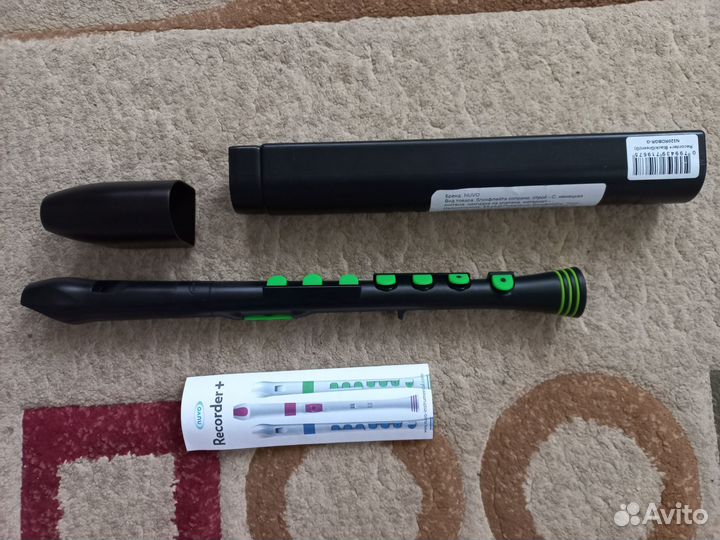 Блокфлейта сопрано немецкая система Nuvo Recorder+