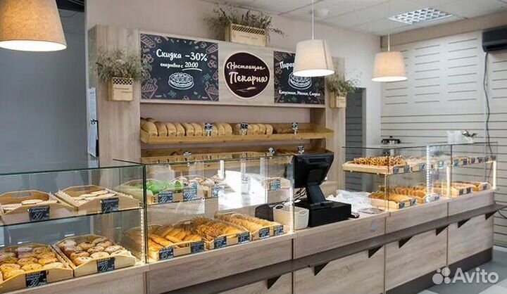 Витрины для пекарни новые