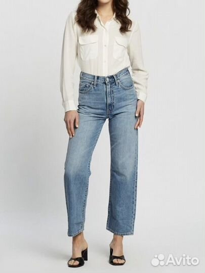 Джинсы levis ribcage straight
