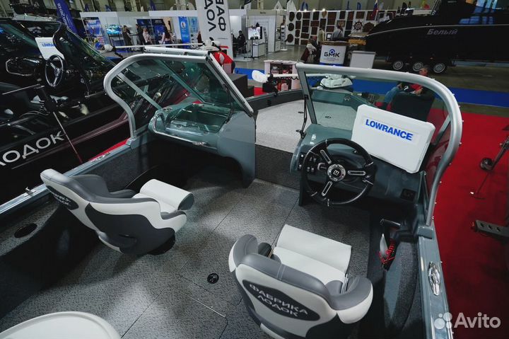 Катер-лодка алюминиевая фл -55