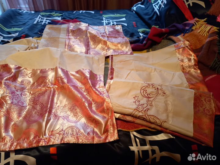 Комплект постельного белья евро шелк Blumarine