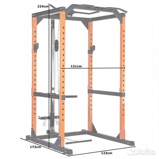 Рама силовая и тяга сверху