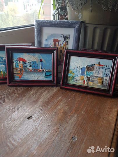 Картины маслом,разного размера