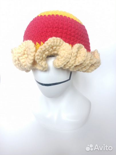Шляпка, шапка женская вязаная awura