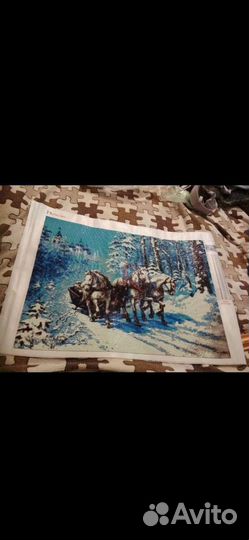 Картина алмазная вышивка 60/45