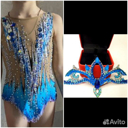 Украшение на кичку для художественной гимнастики