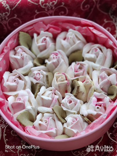 Зефирные цветы,зефир