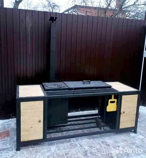 Мангал, печка под казан