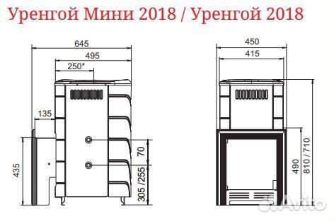 Печь Для Бани Уренгой Мини 2018 Carbon терракота