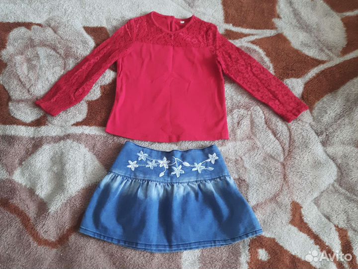 Пакет вещей для девочки 92-98 примерно