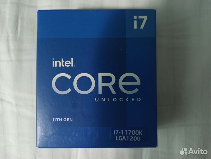 Процессор intel core i7 11700k box новый