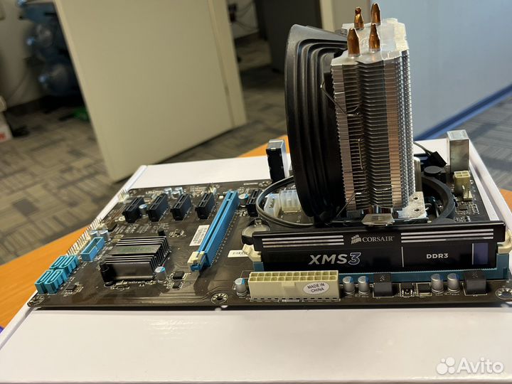 Материнская плата LGA 1150 + Процессор + Ram 4gb