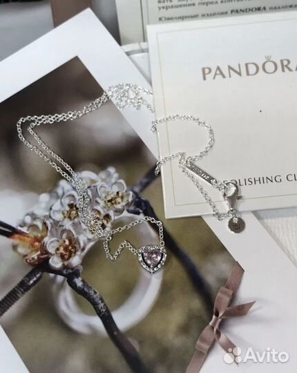 Подвеска pandora возвышенные сердца оригинал