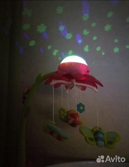 Мобиль с проектором.Радуга tiny love