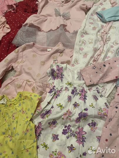 Вещи пакетом на девочку62-68см