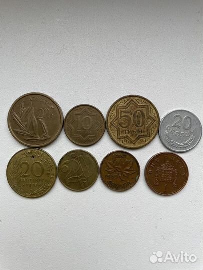 Монеты разных стран для коллекций