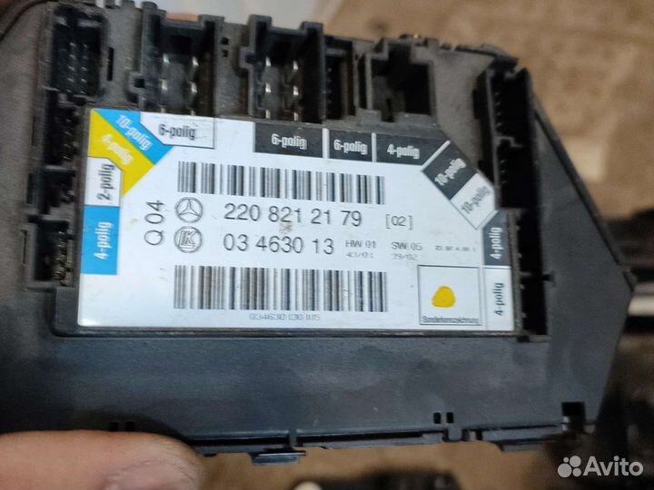 Блок управления сидениями Мерседес w220.w215