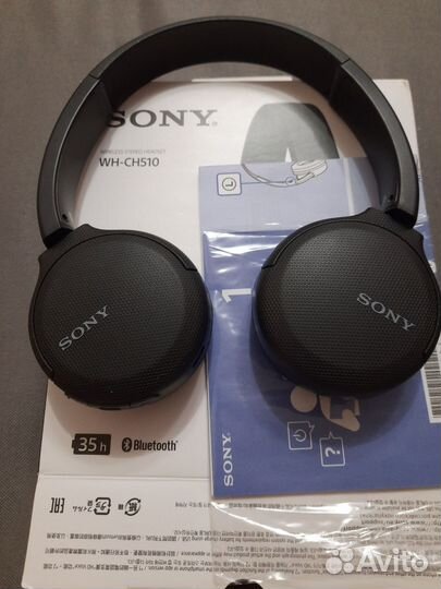 Беспроводные наушники sony wh ch 510