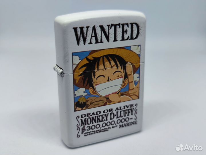 Zippo зажигалка wanted monkey D-luffy