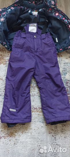 Комбинезон зимний костюм для девочки 104
