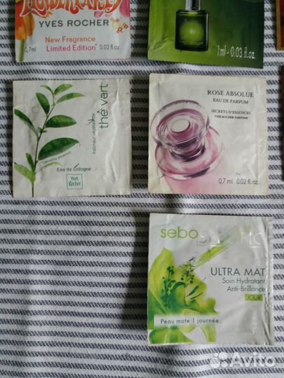 Пробники саше Ив Роше Yves Rocher пакетом