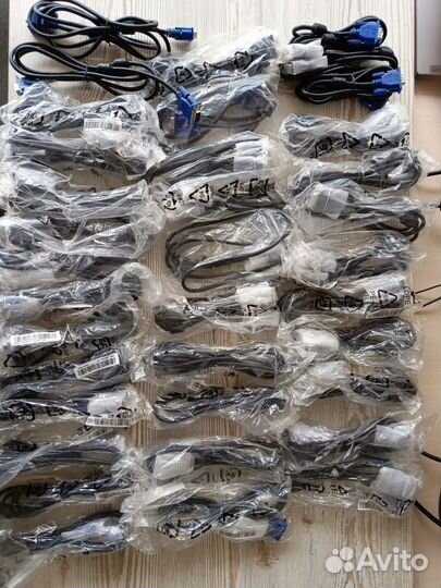 Кабели для монитора D-Sub 36шт