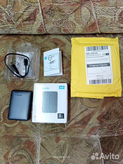 2 тб Новый Внешний жесткий диск Western Digital