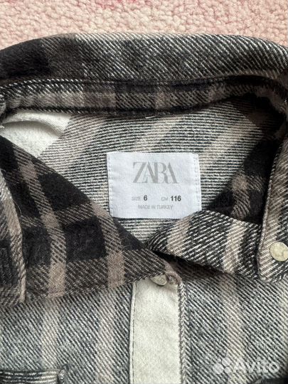 Рубашка zara 116