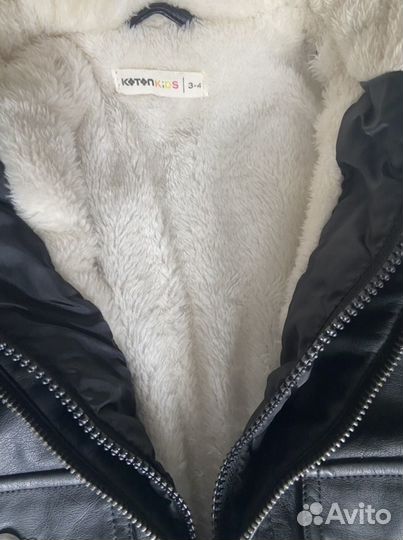 Детская кожаная куртка Kotton 3-4 г