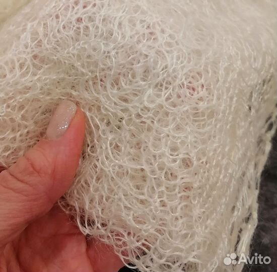 Пуховый шарф/платок/шаль - паутинка